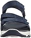 Skechers Cali Women's D'Lites-Fresh Catch Wedge Sandal,Navy,8 M US