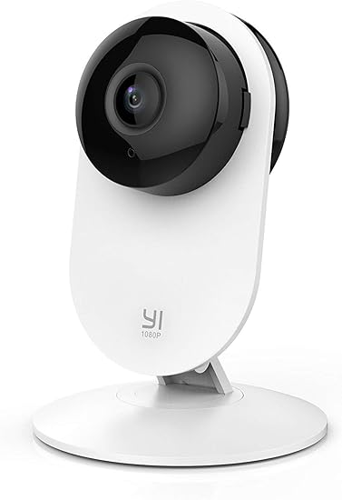 YI 1080p Home Camera, Indoor 2.4G IP Security Surveillance System with Night Vision for Home/Office/Baby/Nanny/Pet Monitor with iOS, Android App - Cloud Service Available