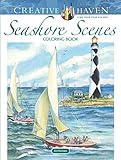 Creative Haven Seashore Scenes Coloring Book (Adult Coloring) by Dot Barlowe