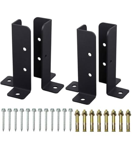 Soportes De Anclaje Ajustables Para Postes De Terraza, 4 Uni | Cuotas