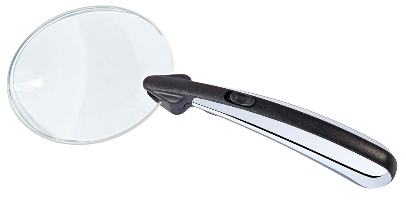 Wedo 271 7548 Rimless Illuminated Magnifier