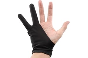 Gogogmee 2pcs Touch Gloves for Artist Drawing Glove Sketch Protection for Painting