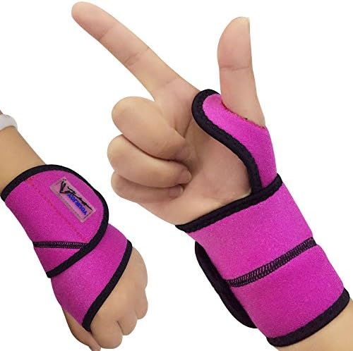 YOURJOY Wrist Brace Adjustable Wrist Wrap Support for Volleyball Basketball Tennis and Other Sports,One Pair