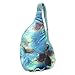 KAVU Original Rope Sling Bag Polyester Crossbody Backpack - Galaxy