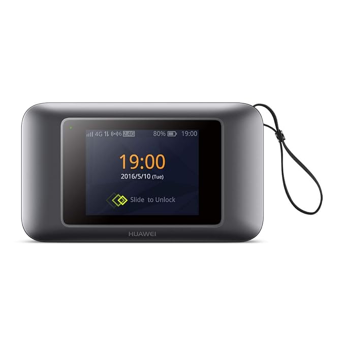 Huawei e5787 4 G/300 Mbps Touchscreen entsperrt High Speed Mobile WLAN Hotspot Gerät – Schwarz