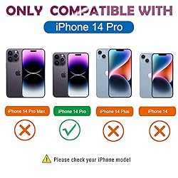 MGQILING Compatible with iPhone 14 Pro Case-6.1