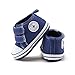 Itaar Baby Canvas Sneaker Infant Toddler Dual Strap Trainer Anti-Skid Rubber Sole Prewalker Shoes for indoor outdoor walking