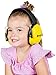 Snug Kids Earmuffs/Hearing Protectors - Adjustable Headband Ear Defenders for Children and Adults (Yellow)