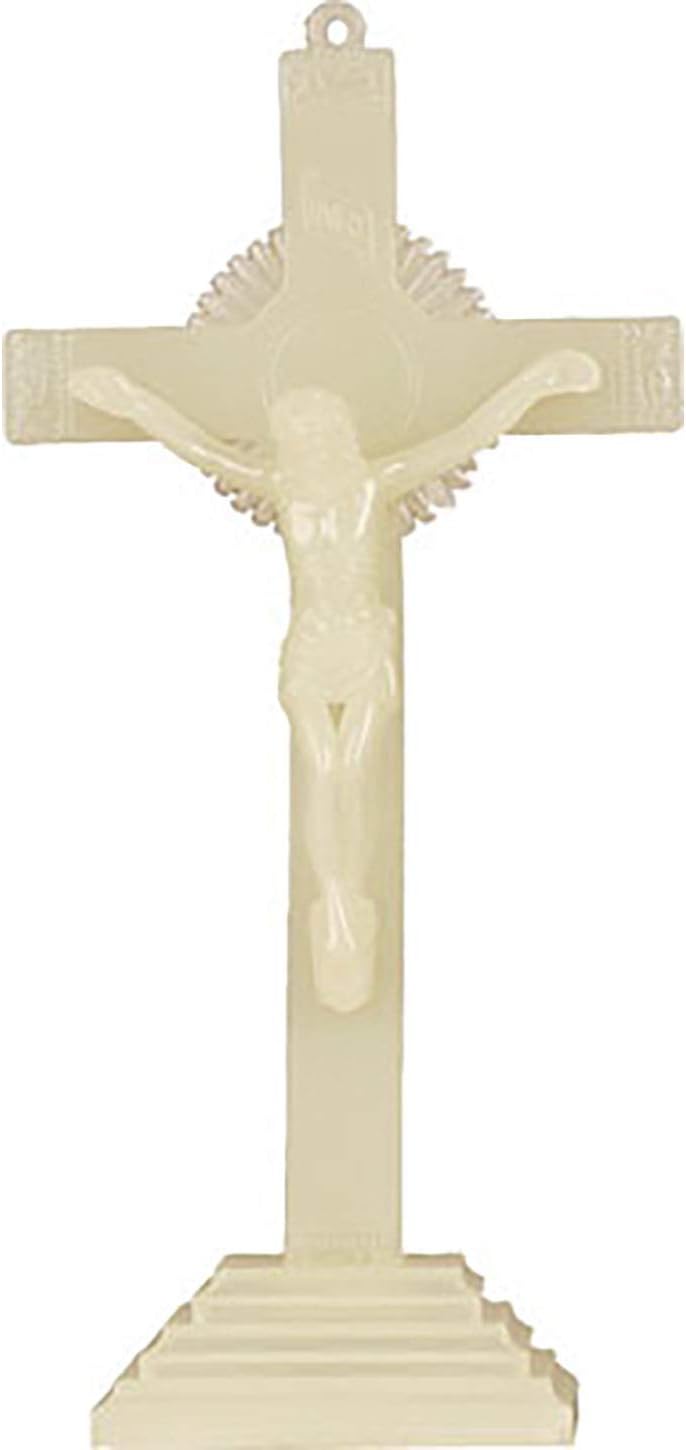 Pavally® Luminous CROSS STANDING WALL CRUCIFIX MAGNETIC STAND hanging Religious Gift God