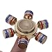 Foreveryang| Six Winged Brass Hand Fidget Spinner Gold, for ADHD Autism Help Focus and Stress Relief Spinning 2-4 Minutes Metal Fidget Spinner Six Wing