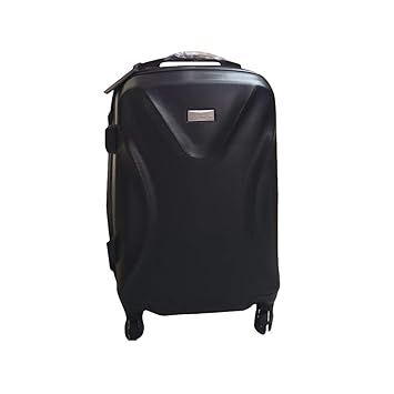 Mehta Int ABS Plastic 50.80 cms Hardsided Trolly Luggage Bag Suitcase for Travel(Black)