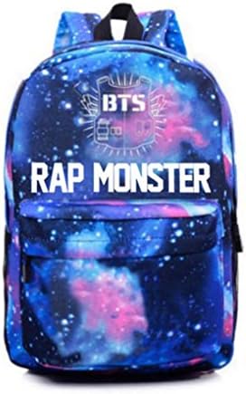 Venaster Starry Sky Backpack Unisex School Bag Travel Bag Canvas Rucksack Satchel Hiking Bag Galaxy Knapsack