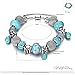 1 X Fashion Womens Retro Turquoise Rhinestone Earrings Necklace Jewelry Set By NYKKOLA