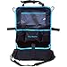 Car Back Seat Organizer for Kids with Large Touch Screen Tablet Holder up to 11 Inch iPad Pro - 10 Large Reinforced Compartments and Flexible Mesh Pockets - Waterproof - Toy Storage