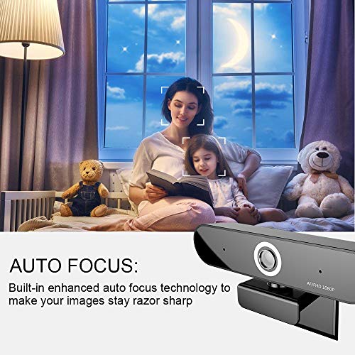 Fuvision-Webcam-Computer-Camera-1080PAuto-Focus-Web-Camera-with-Microphone-for-Laptop-or-Desktop-and-USB-WebCam-for-Live-StreamingVideo-Calling-and-Video-Conference