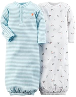 Baby Boys' 2 Pack Print Gowns (Baby)