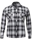 Plus4u Women's Super Soft Plaid Checker Flannel Shirt Plus Size