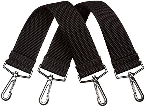 Baby Stroller Clips by Shootsac - Use These Simple Straps to Hang Nearly Any Bag From Your Stroller. Allows Access to Most Bags While Hanging in Place (2 per package)