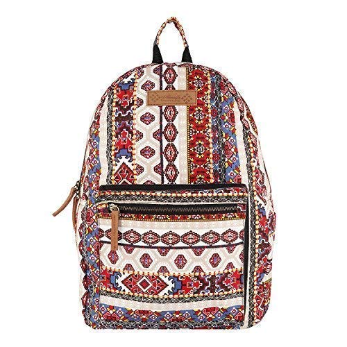 Almolfa Classic Canvas Backpack (Multicolour 2 Laptop)