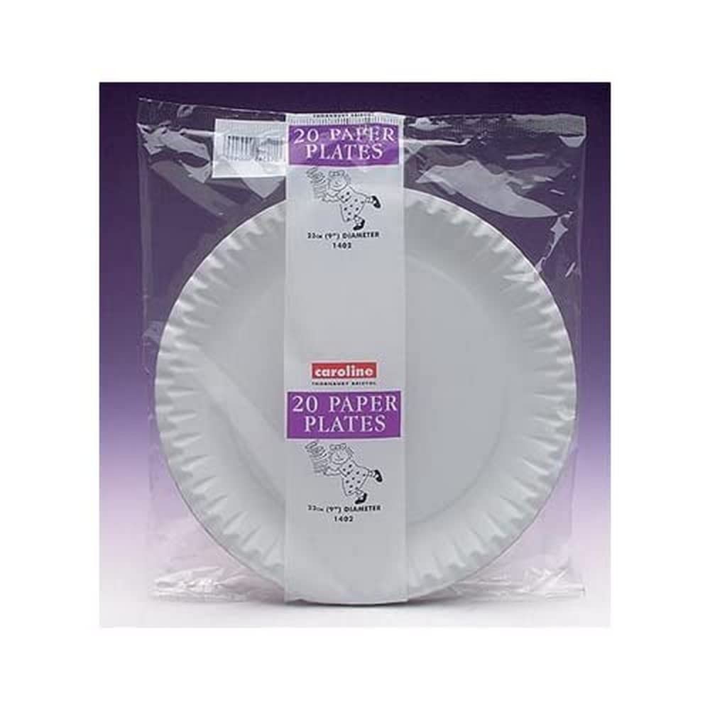Caroline 20 Paper Plates 9'' - 1402