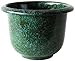 Round Glazetone Planter, Moss, 12-Inch