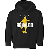 Sheki Apparel Air Ronaldo 7 Al Nassr Soccer Siuuu Goal Celebration Toddler Hoodie Sweatshirt