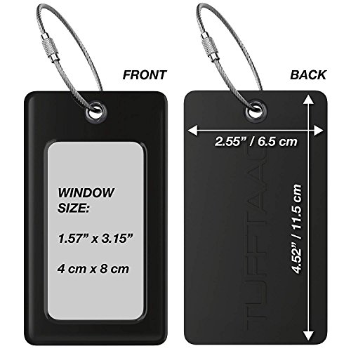 ProudGuy Luggage Tags TUFFTAAG, Business Card Holder, Suitcase Labels, Travel Accessories