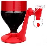 FIRSTONE 2 Liter Beverage Dispenser, 2 Liter Soda Dispenser for Fridge Coke Drink Dispenser Party Bar, Red