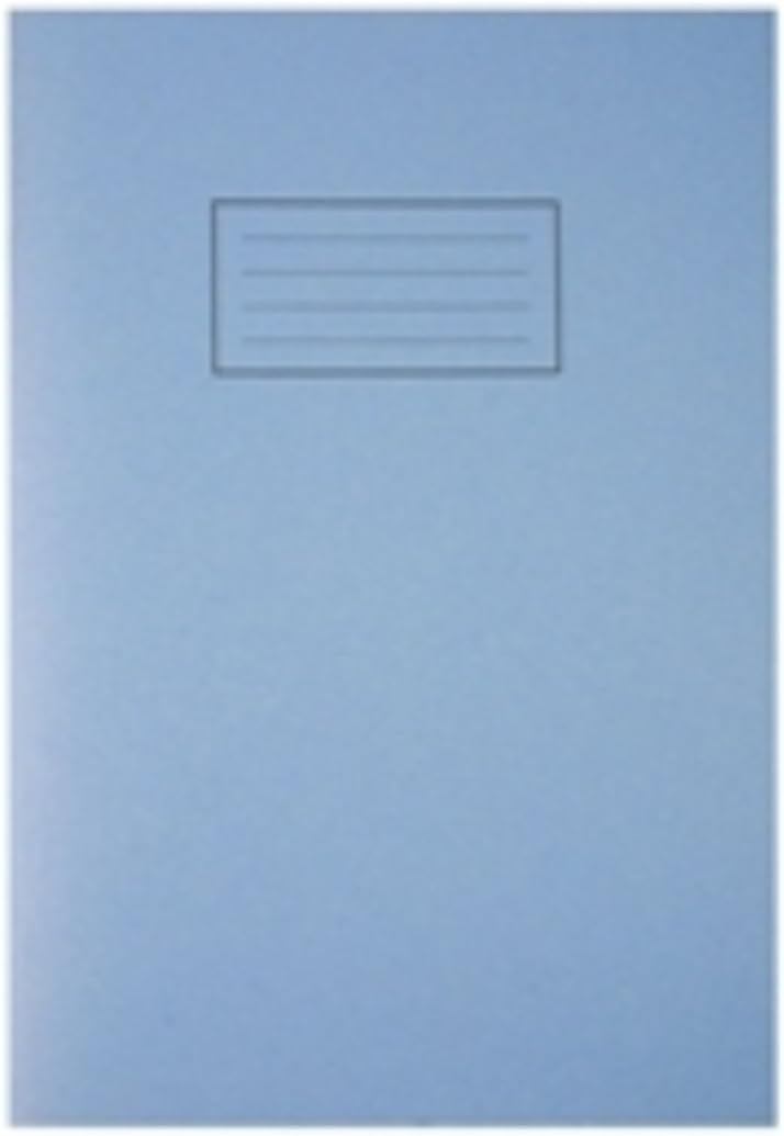 5 Silvine Blue A4 School Exercise Books Ruled Feint EX108