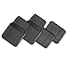 FH Group F14403 Three-Row Carpet Floor Mats with Heel Pad Black- Fit Most Car, Truck, SUV, or Van