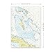 Journo Nautical Wrapping Paper Sheets – Travel Gift Wrap with Map Chart Design, 5 Premium Gift Wrap Sheets, Durable Nautical Map Wrapping Paper for Birthdays & Holidays, 28 x 20 Inches