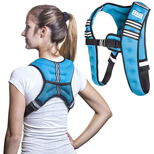 Henkelion Gewichtsweste 2,7-5,4kg - Verstellbare Trainingsweste Für Cardio & Kraft