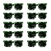 Pixels Make Perfect 8-Bit Pixelated Sunglasses Birthday Party Favors, Set of 10 Pairs