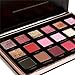 Focallure Beauty 18 Colors Metallic Rose Gold Eyeshadow Palette Dual use for Face and Eyes (01)