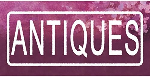 bn0246 Antiques Open Watch Banner Flag Sign