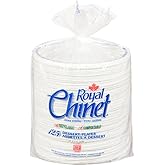 Generic Royal Chinet Paper Plates, (125 Count) for Birthday Parties, Camping, and Picnic. Biodegradable and Compostable. Prod