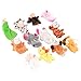 Acekid 12pcs Soft Plush Animal Finger Puppets Set Velvet Animal Style.