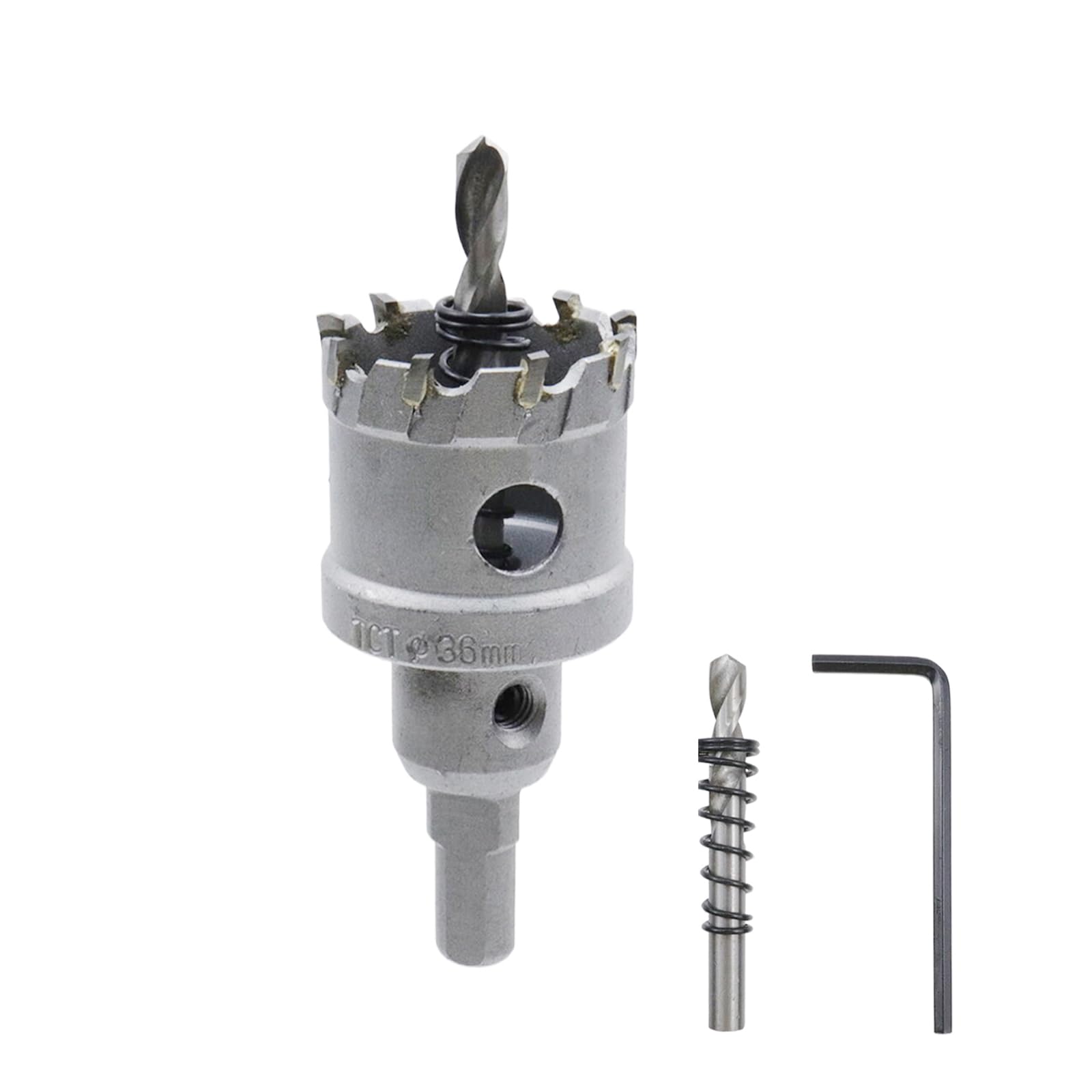 Photo 1 of Rannb 1-27/64"/36mm Carbide Tipped Hole Saw Metal Steel Hole Cutter Hole Opener for Cutting Stainless Steel and Alloy