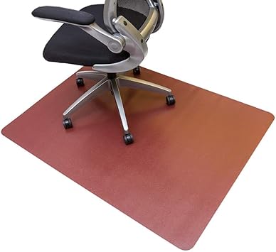 Amazon Com Resilia Office Desk Chair Mat Pvc Mat For Hard Floor Protection Burgundy 30 Inches X 48 Inches Made In The Usa Office Products