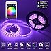 CETIM Wifi Wireless Smart Phone Controlled LED Strip Light Kit, 16.4ft Waterproof Flexible SMD 5050 RGB 300 LEDs Strip Lights ,Working with Android and IOS System,Alexa