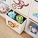 DODYMPS Foldable Animal Toy Storage Bins/Cube/Box/Chest/Organizer for Kids & Nursery, 13 inch (Cute Triceratops)