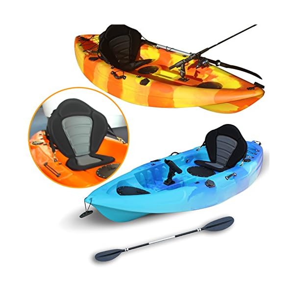 SOLOMONE-CAVALLI-Deluxe-Adjustable-SIT-ON-TOP-Kayak-Canoe-Rafting-Seat-with-Detachable-Storage-Backpack