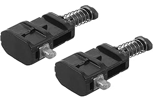 Artibetter 2pcs Telescoping Luggage Handle Lock Buckle Metal Replacement Parts with Spring Latch Hardware