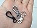 Michael Josh EDC Emergency Keyring Keychain Clips Bulk Pack(Silver)
