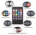 Carmoni 4pcs 60 LED Multi-color Remote Control Car LED Interior Lights - Atmosphere Neon Lights Kit with Sounds-activated