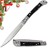 Grand Way Folding Pocket Knife - Folding Navaja Knife - EDC and Outdoor Large Fold Knives Classic Stainless Steel Blade with Plastic Handle - Best Pocket Knife for Urban and Hiking FB 806 B
