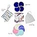 Best Organic Nursing Pads | Washable, Super Soft & Hypoallergenic | 12 Bundle Pack with Daytime and Overnight Protection in One Box + Laundry Bag + Carrying Pouch with Waterproof Pockets