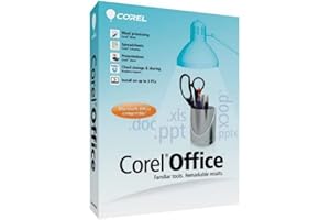 Corel Corel Office 5 | Word Processor, Spreadsheets, Presentations, Cloud Support & Sharing | 3 User License [PC Disc] (3-Use