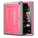Fire HD 6 Case, SUPCASE Heavy Duty Fire HD 6 Case (4th Generation) Unicorn Beetle PRO Series Full-Body Rugged Hybrid Protective Case Cover with Built-in Screen Protector for Fire HD 6, Pink/Gray