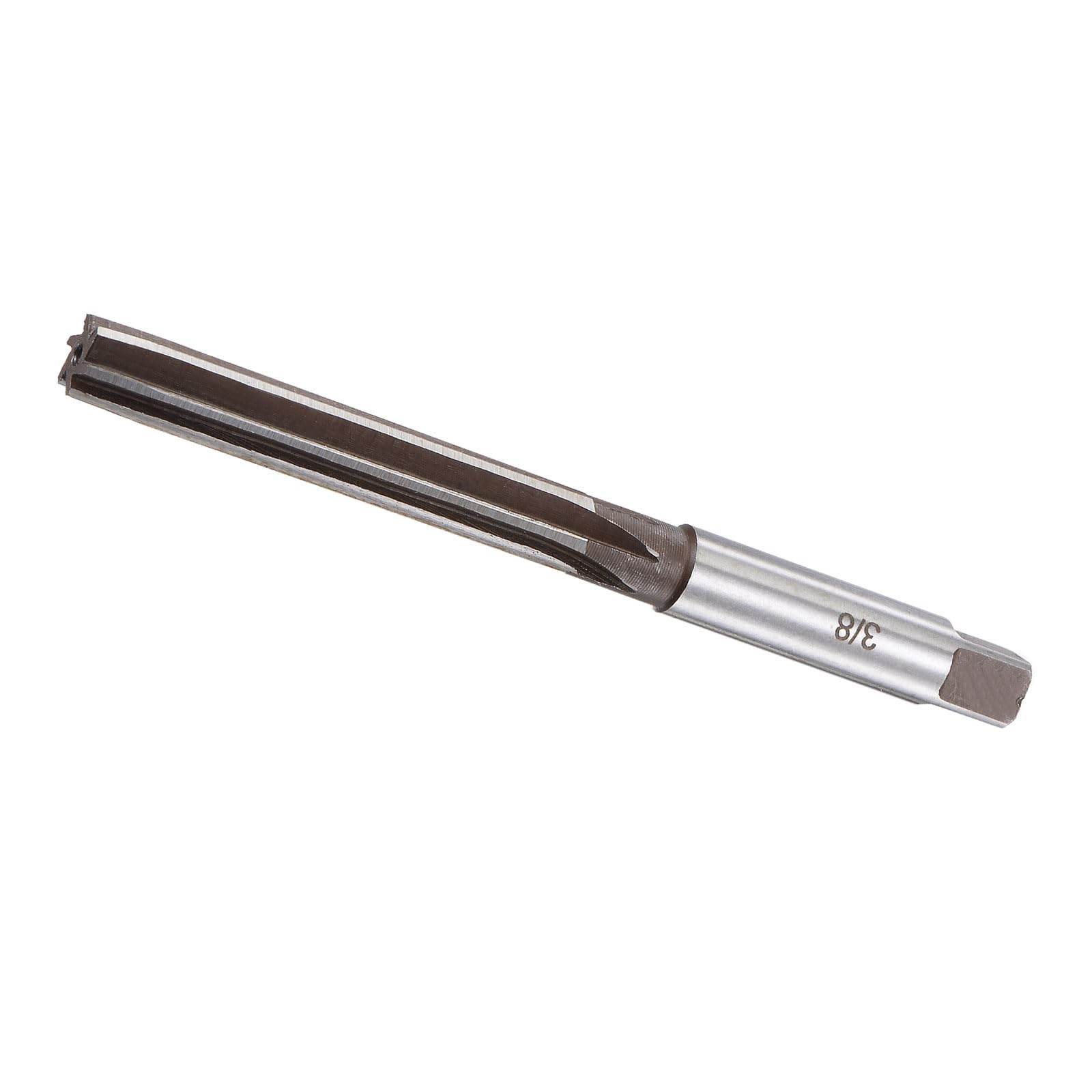 CoCud Hand Reamer, 3/8" Cutting Diameter 6 Flutes, Steel Cutter Tool - (Applications: for Aluminum Copper Plastic)